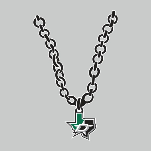 Dallas Stars Necklace logo iron on paper